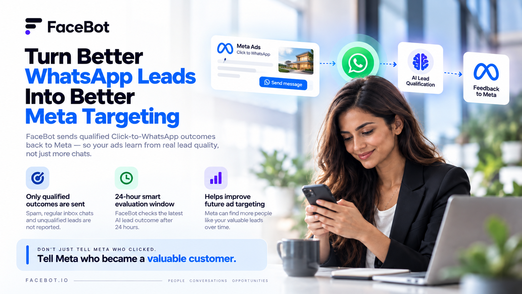 FaceBot Meta Ads Feedback: Optimize Click-to-WhatsApp Leads