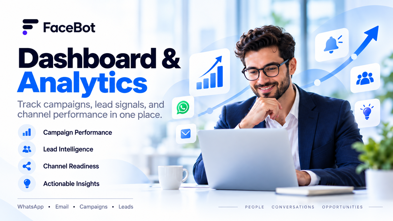 FaceBot Dashboard & Analytics: See Campaign, Lead & Channel Performance in One Place