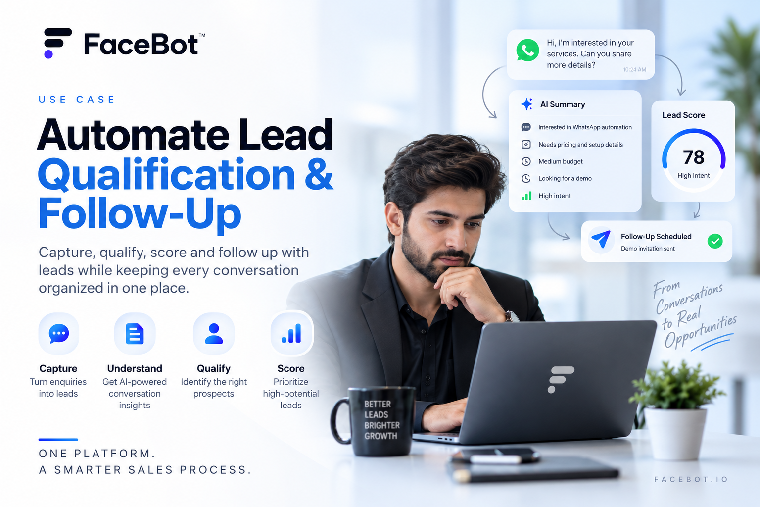 Automate Lead Qualification and Follow-Up with FaceBot