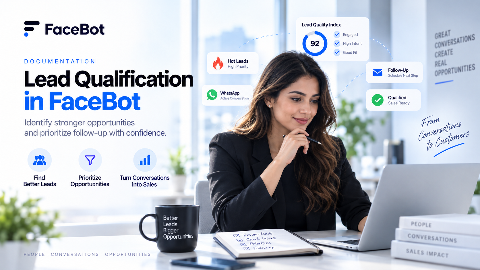 Lead Qualification in FaceBot: Identify and Prioritize Sales-Ready Leads